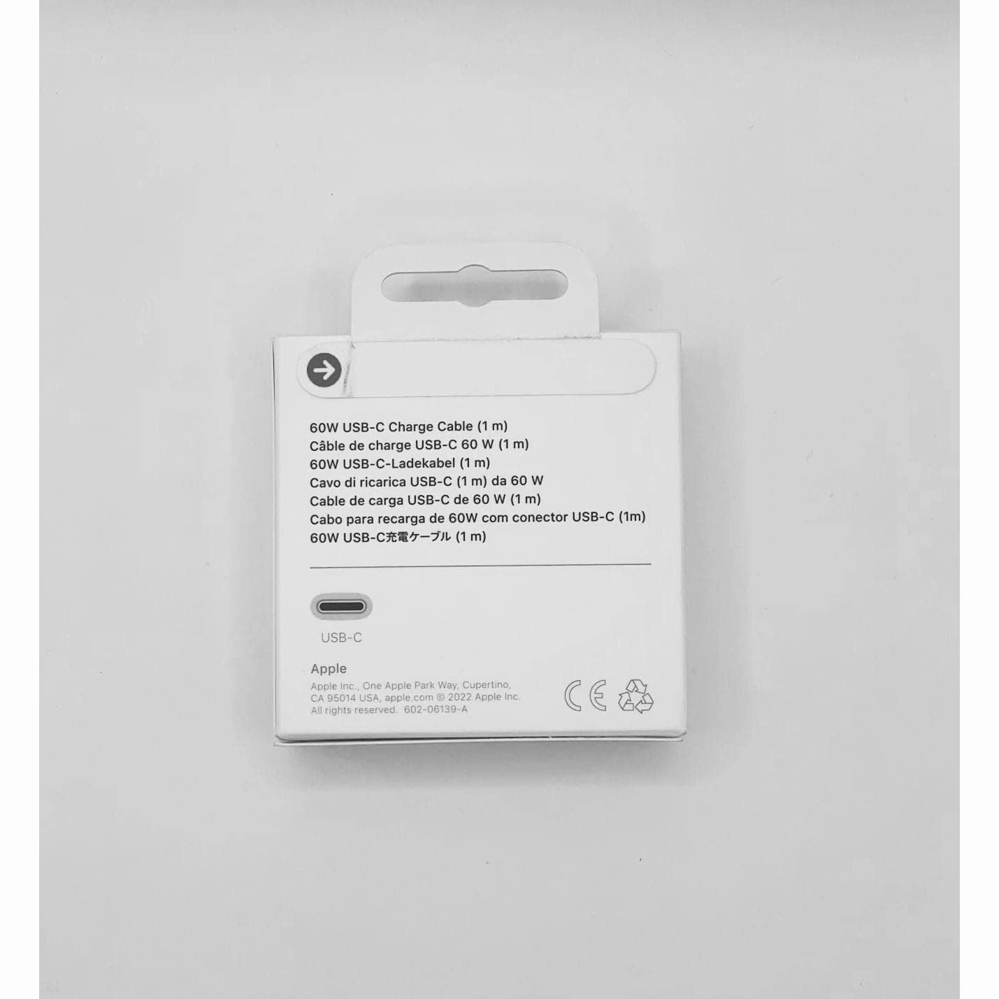 Apple USB-C 1m Woven Charge Cable - MQKJ3ZM/A