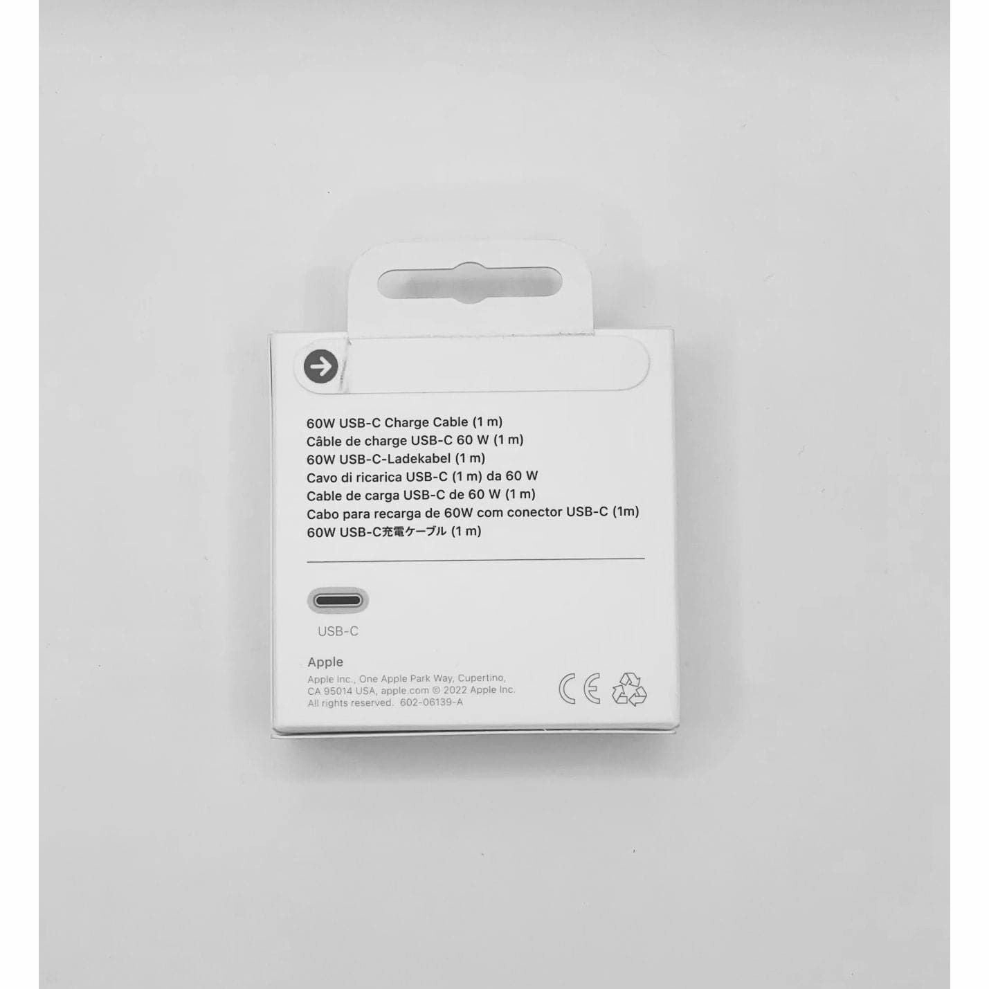 Apple USB-C 1m Woven Charge Cable - MQKJ3ZM/A
