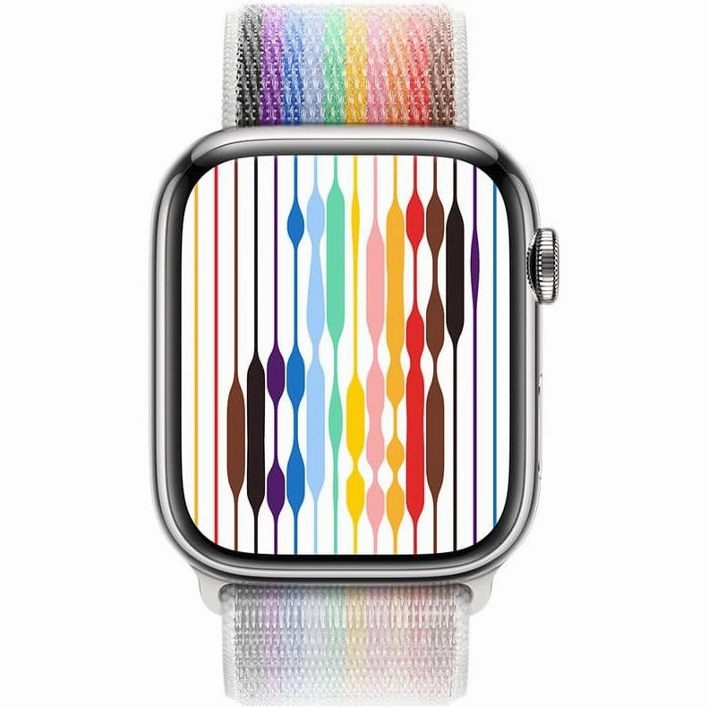 Apple Watch Band - Sport Loop - 45mm - Pride Edition -Size 8