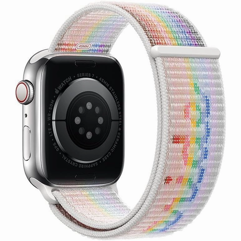 Apple Watch Band - Sport Loop - 45mm - Pride Edition -Size 8