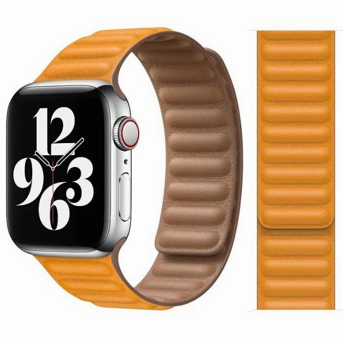 Apple Watch Leather Link Strap (44mm) - California Poppy xbox controllers, xbox headset wireless, xbox series games