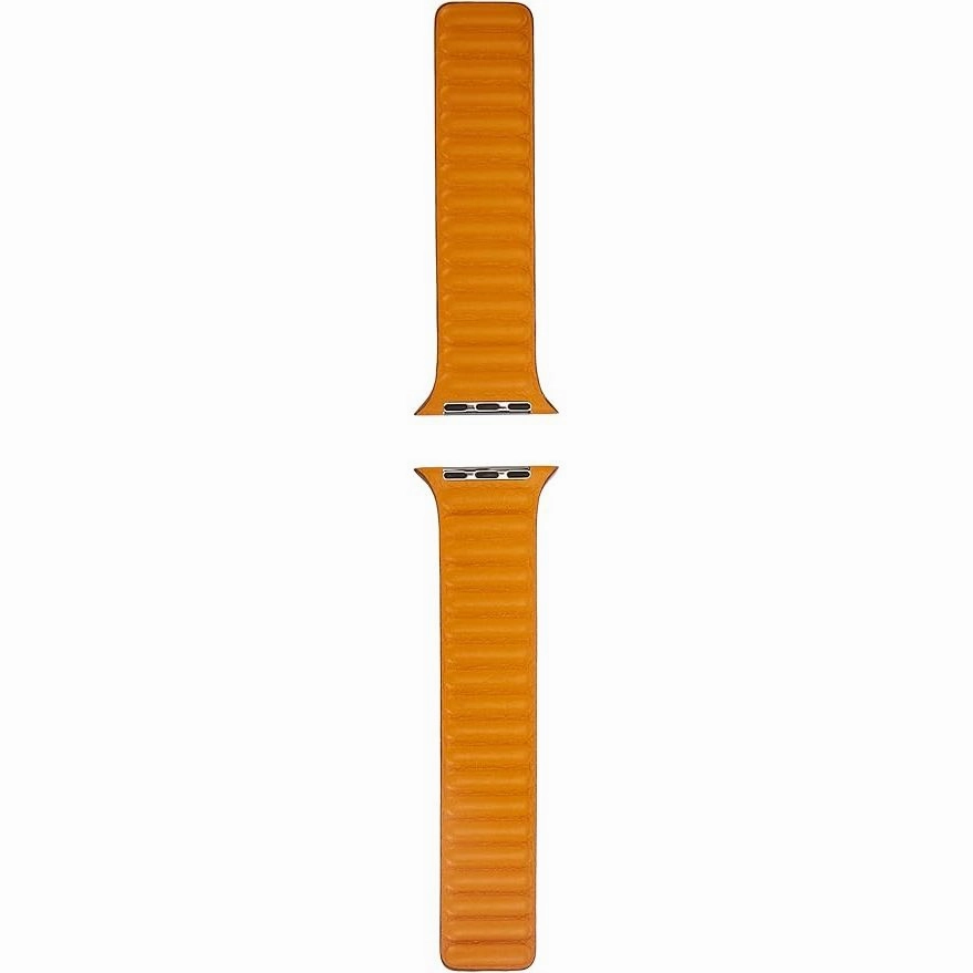 Apple Watch Leather Link Strap (44mm) - California Poppy