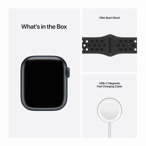 Apple Watch Nike Series 7 41 mm OLED 4G Black GPS