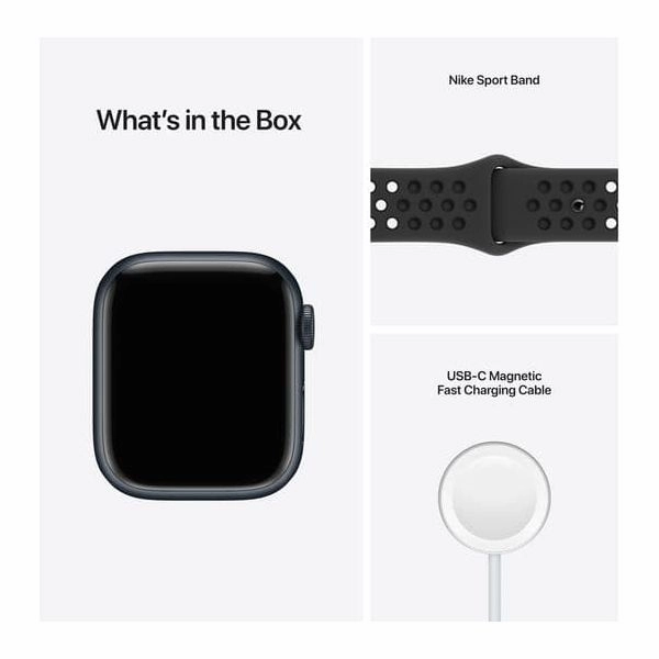 Apple Watch Nike Series 7 41 mm OLED 4G Black GPS