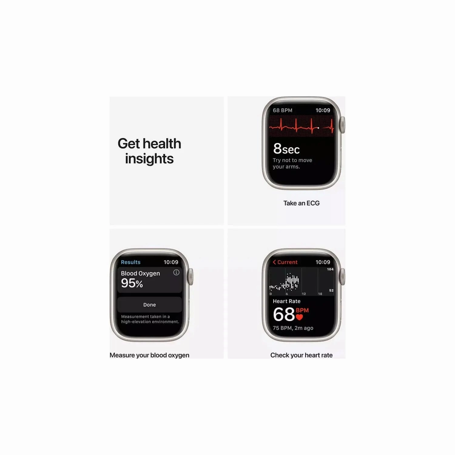 Apple Watch Nike Series 7 GPS 45mm - Starlight/ Sport Band