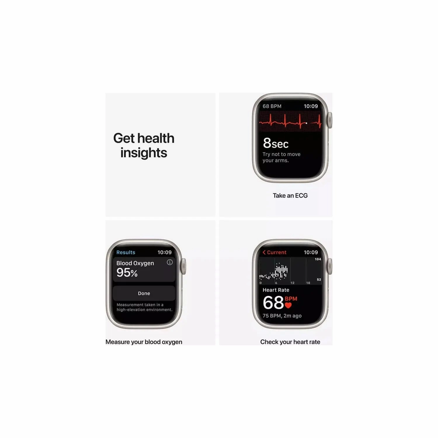 Apple Watch Nike Series 7 GPS 45mm - Starlight/ Sport Band