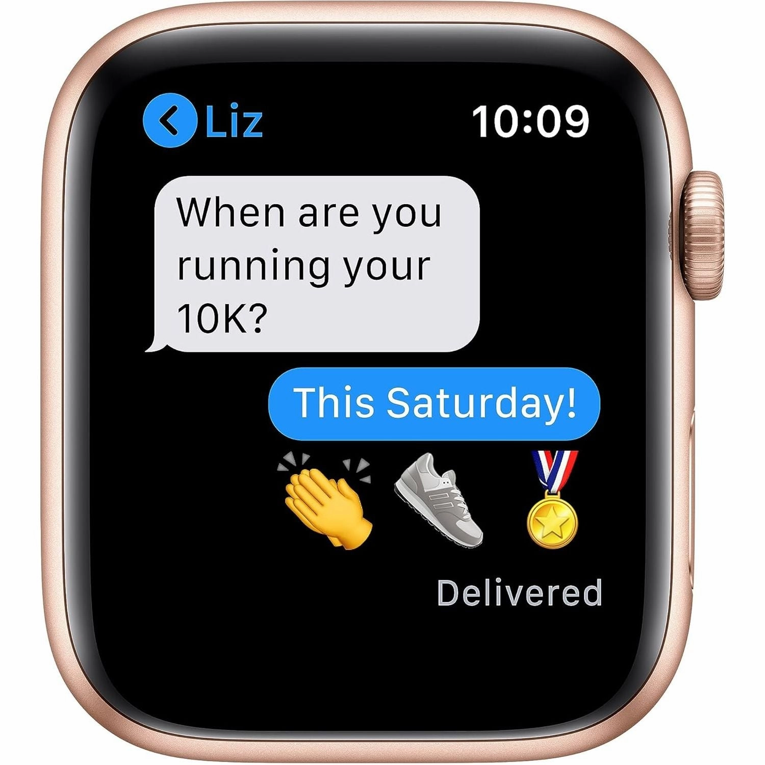 Apple Watch SE 2020 (GPS) 44mm  Gold Aluminium Case with Pink Sand Sport Band