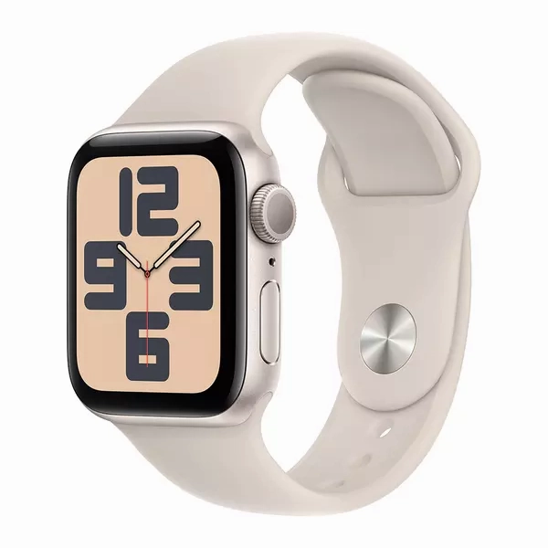 APPLE Watch SE (2023) - 40 mm Starlight Aluminium Case with Starlight Sports Band, S/M nintendo switch oled, nintendo switch deals, joy-con accessories