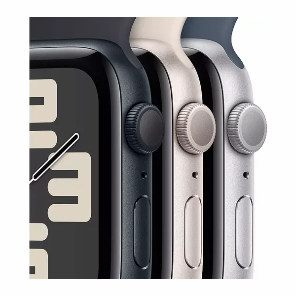 APPLE Watch SE (2023) - 40 mm Starlight Aluminium Case with Starlight Sports Band, S/M