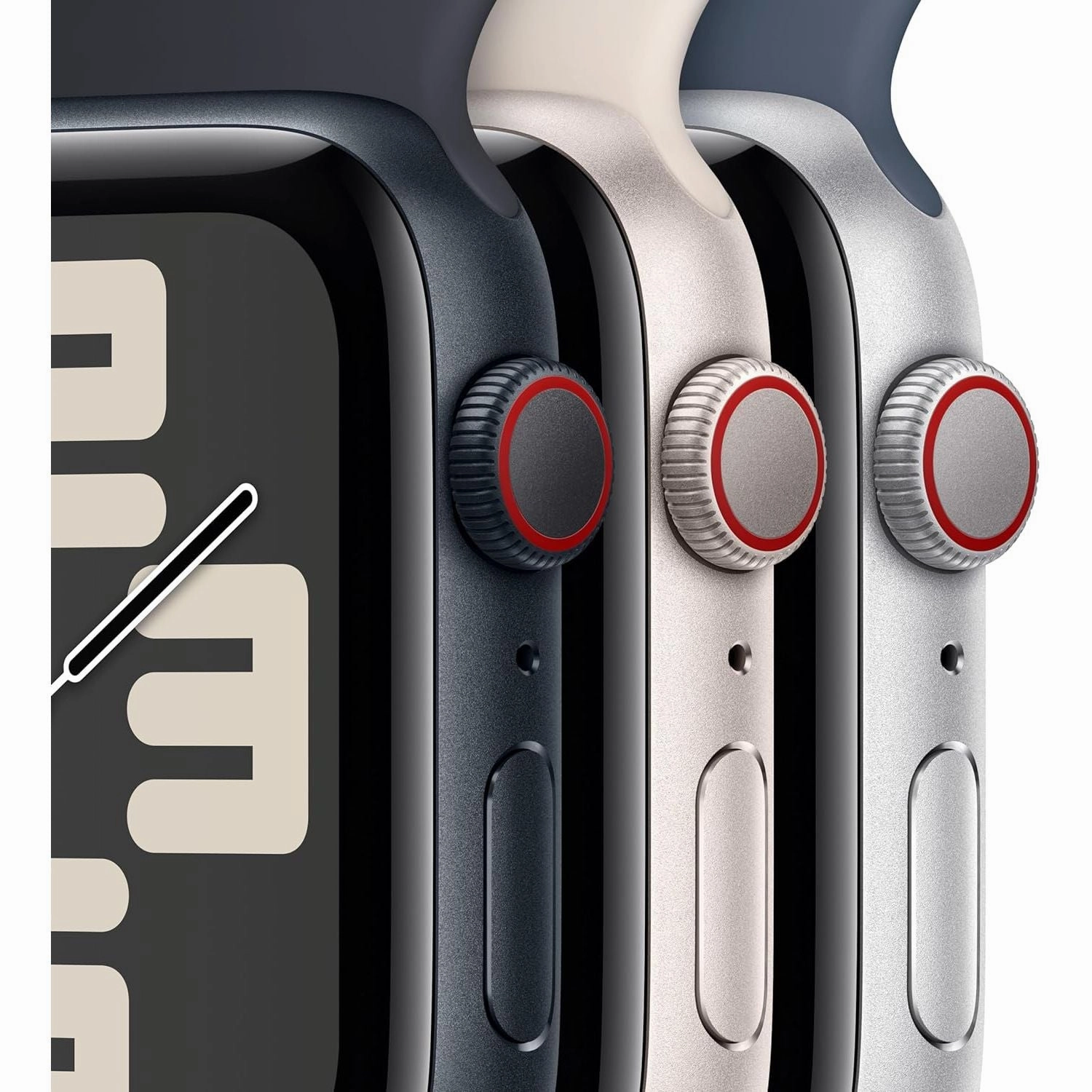 Apple Watch SE (2nd Gen, 2023) [GPS   Cellular 44mm] Smartwatch with Midnight Aluminium Case with Midnight Sport Band