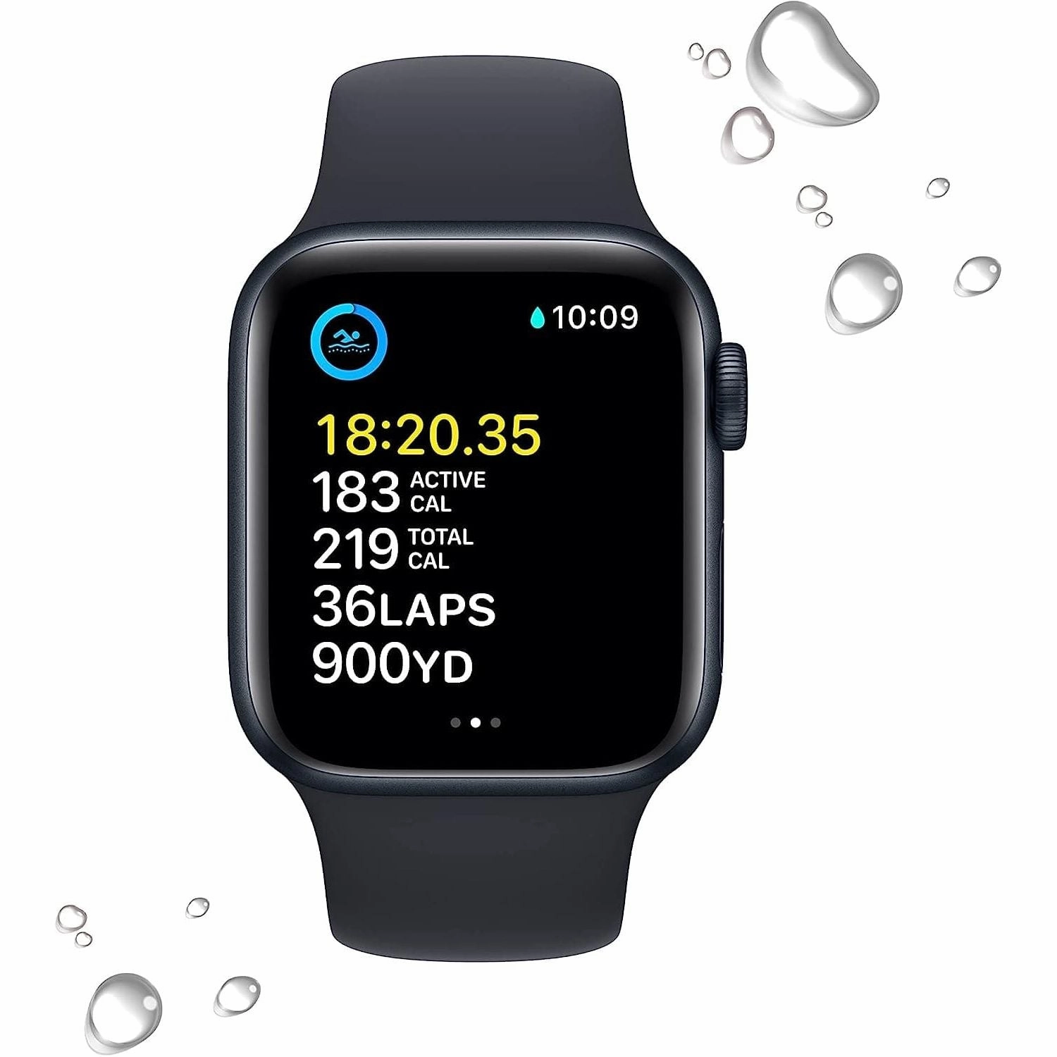 Apple Watch SE (2nd Gen, GPS, 40mm) - Midnight Aluminium Case with Midnight Sport Band