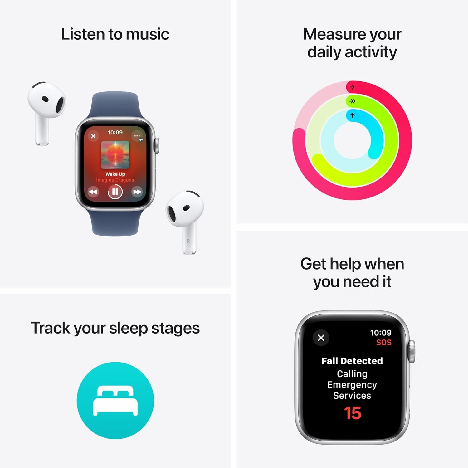 Apple Watch SE (2nd Gen) GPS 40mm - Starlight Aluminium Case with Starlight Sport Band