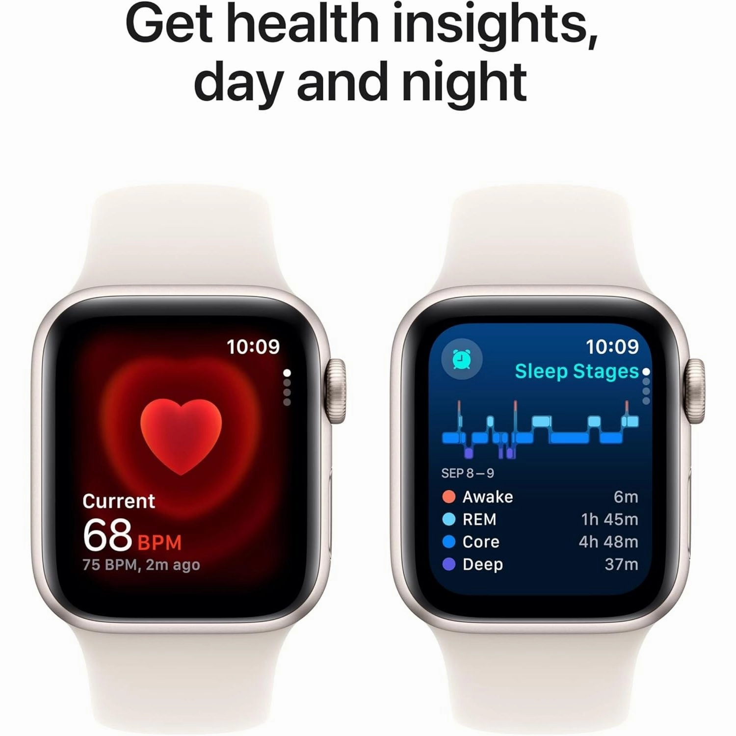 Apple Watch SE (2nd Gen) GPS 40mm - Starlight Aluminium Case with Starlight Sport Band