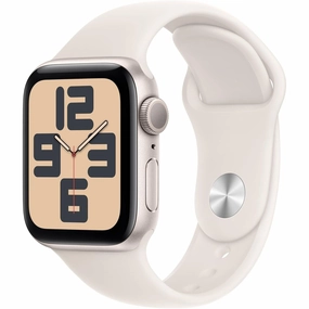 Apple Watch SE (2nd Gen) GPS 40mm - Starlight Aluminium Case with Starlight Sport Band nintendo switch oled, nintendo switch deals, joy-con accessories