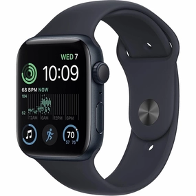 Apple Watch SE (2nd Gen) GPS 44mm Midnight Aluminium Case & Midnight Sport Band nintendo switch oled, nintendo switch deals, joy-con accessories