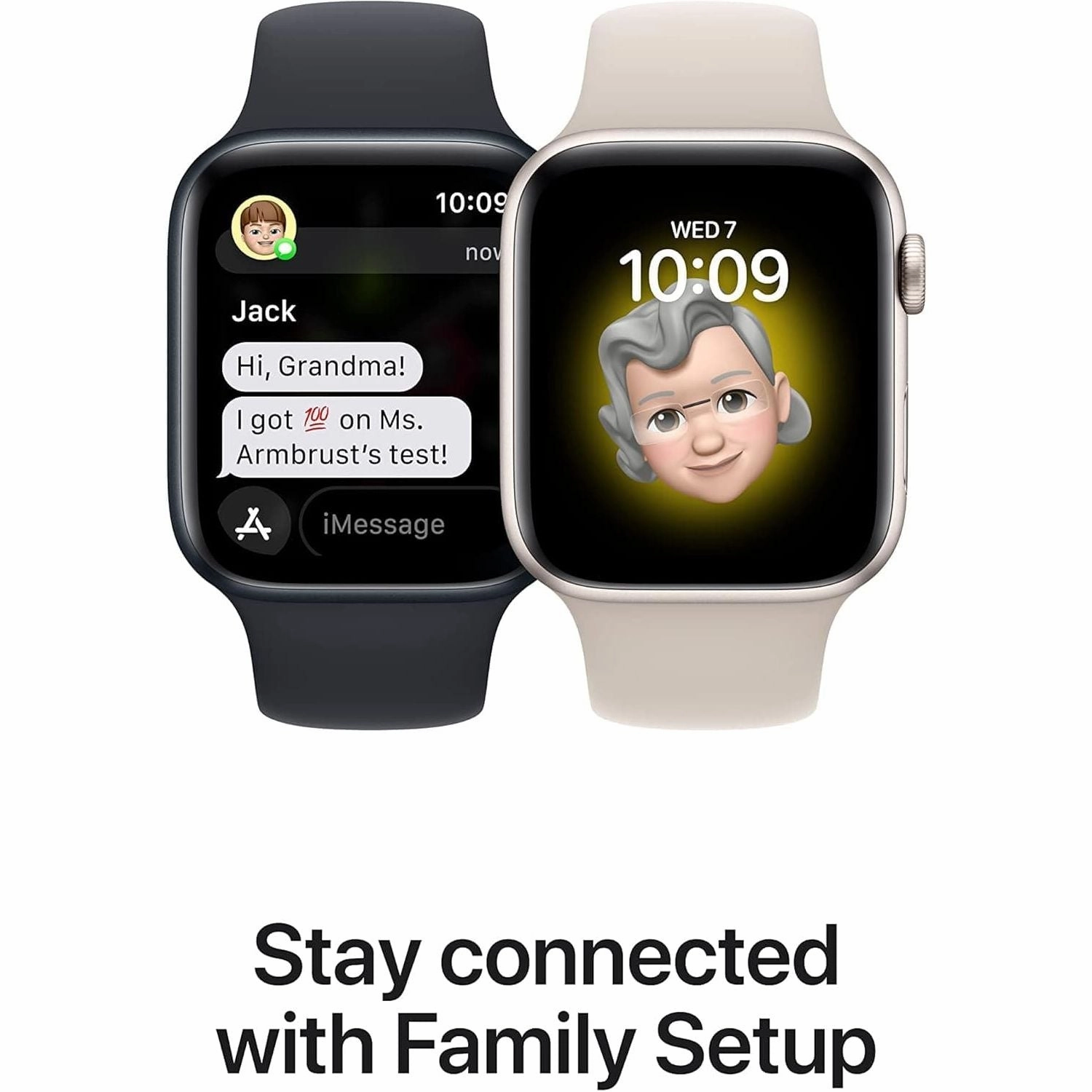 Apple Watch SE (2nd Gen) GPS 44mm Midnight Aluminium Case & Midnight Sport Band