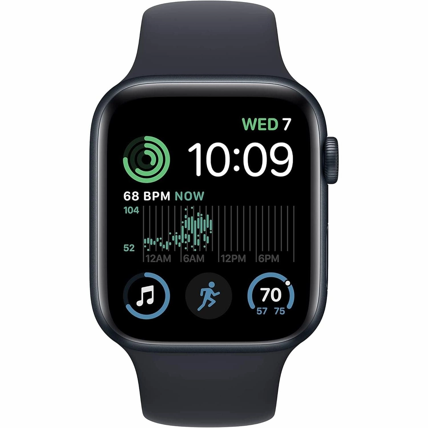Apple Watch SE (2nd Gen) GPS 44mm Midnight Aluminium Case & Midnight Sport Band