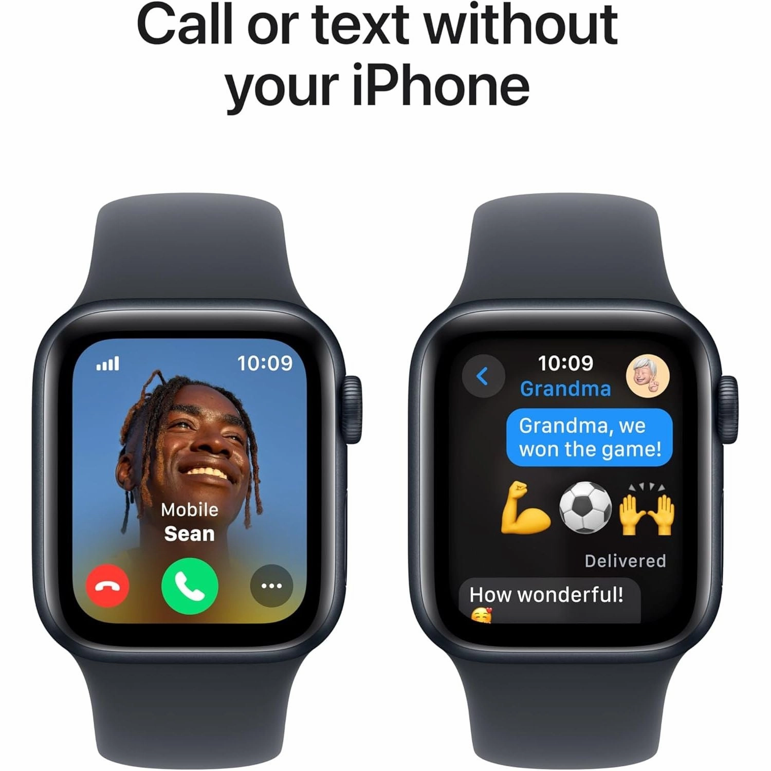 Apple Watch SE (2nd Gen) GPS   Cellular 40mm - Midnight Aluminium Case, Midnight Sport Band, Fitness & Sleep Trackers, Retina Display