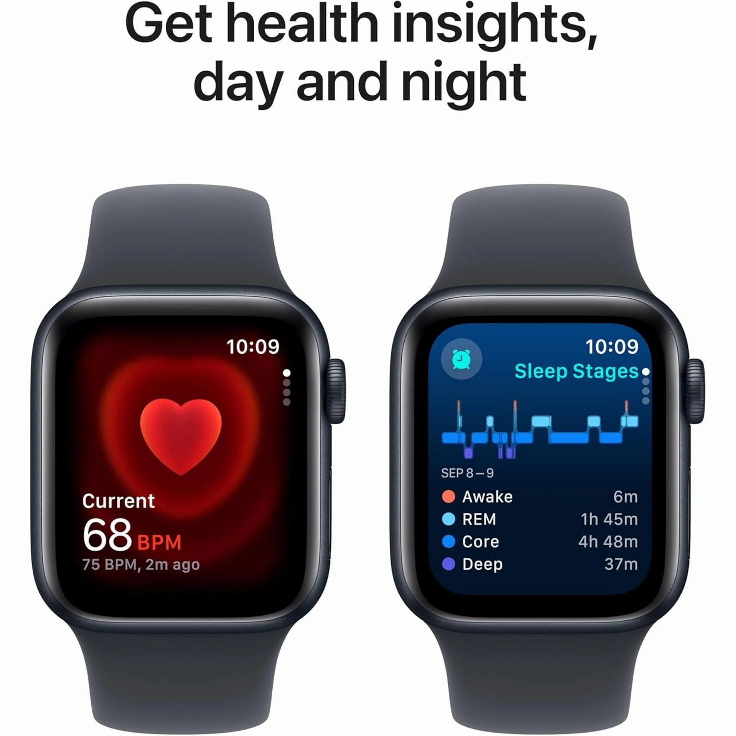 Apple Watch SE (2nd Gen) GPS   Cellular 40mm Smartwatch with Midnight Aluminium Case with Midnight Sport Band