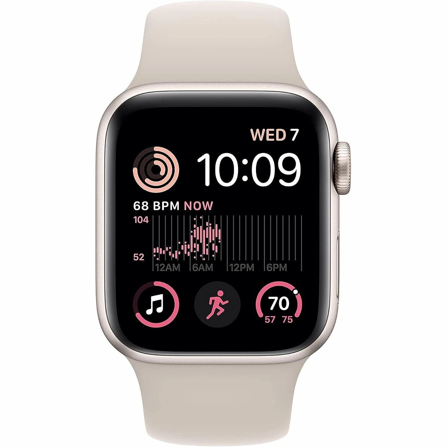 Apple Watch SE (2nd generation) GPS 40mm Alu Case - Starlight Sport Band