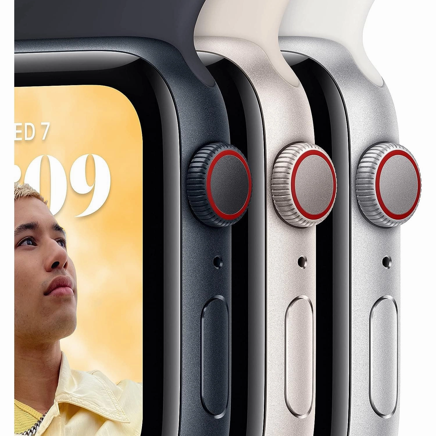 Apple Watch SE (2nd generation) GPS 40mm Alu Case - Starlight Sport Band