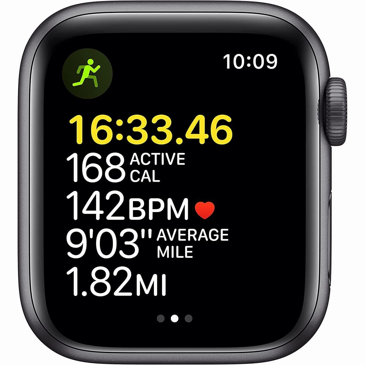 Apple Watch SE GPS, 40mm Space Grey Aluminium Case with Midnight Sport Band - Regular