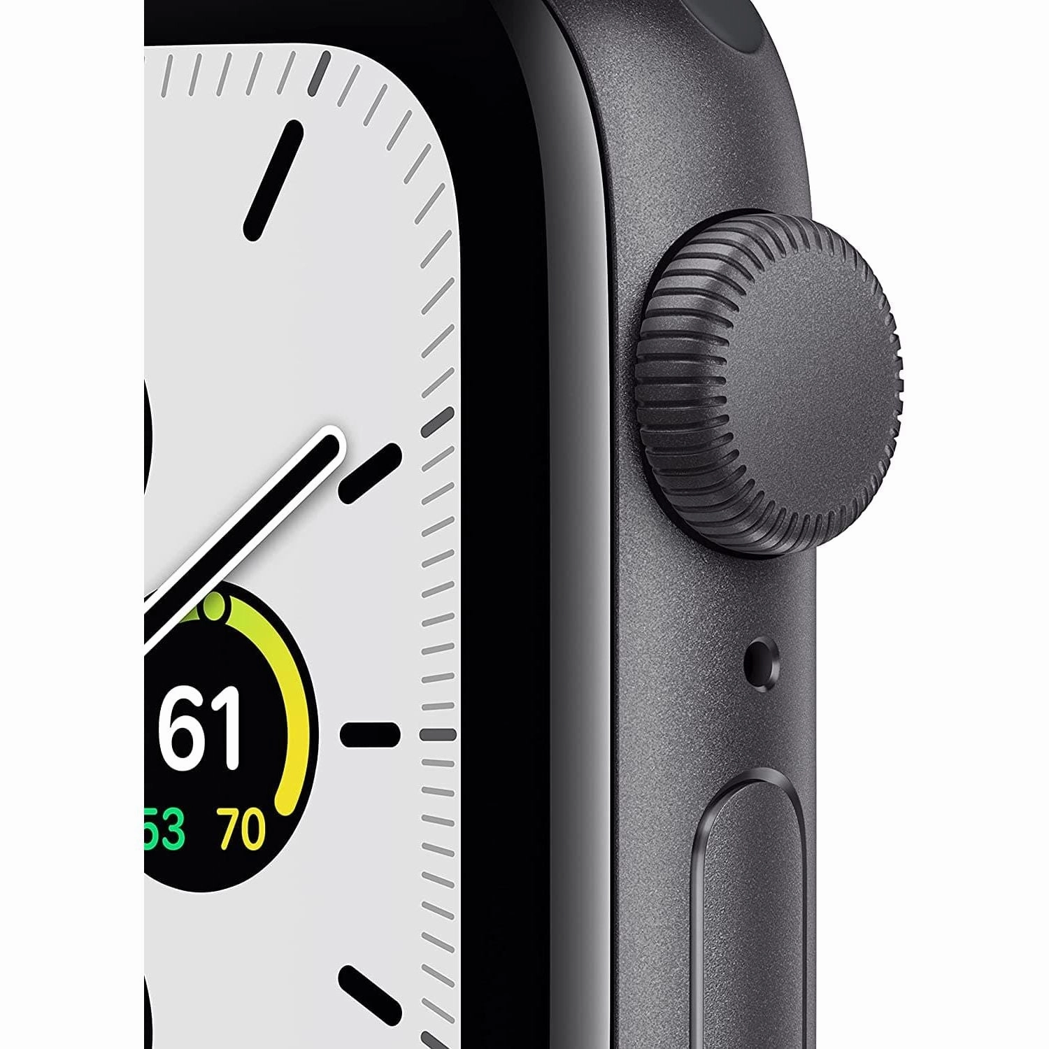 Apple Watch SE GPS, 40mm Space Grey Aluminium Case with Midnight Sport Band - Regular