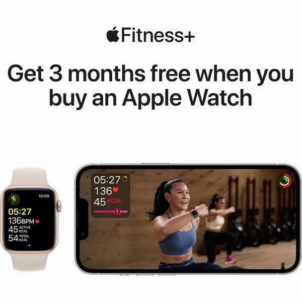 Apple Watch SE (GPS) 44mm Gold Aluminium with Starlight Sports Band