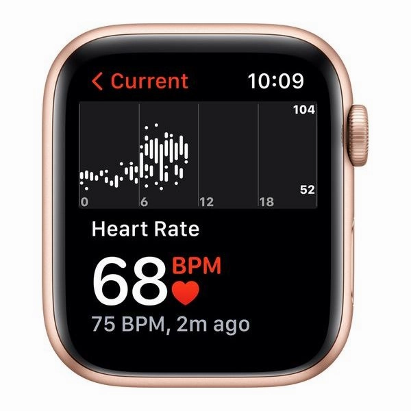 Apple Watch SE (GPS) 44mm Gold Aluminium with Starlight Sports Band