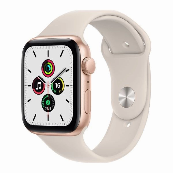 Apple Watch SE (GPS) 44mm Gold Aluminium with Starlight Sports Band nintendo switch oled, nintendo switch deals, joy-con accessories