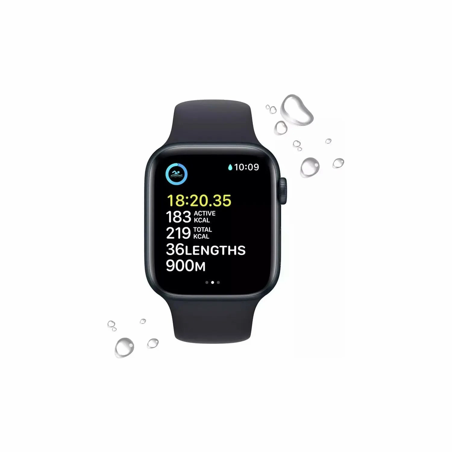 Apple Watch SE GPS 44mm GPS Midnight Aluminium Case & Sport Band