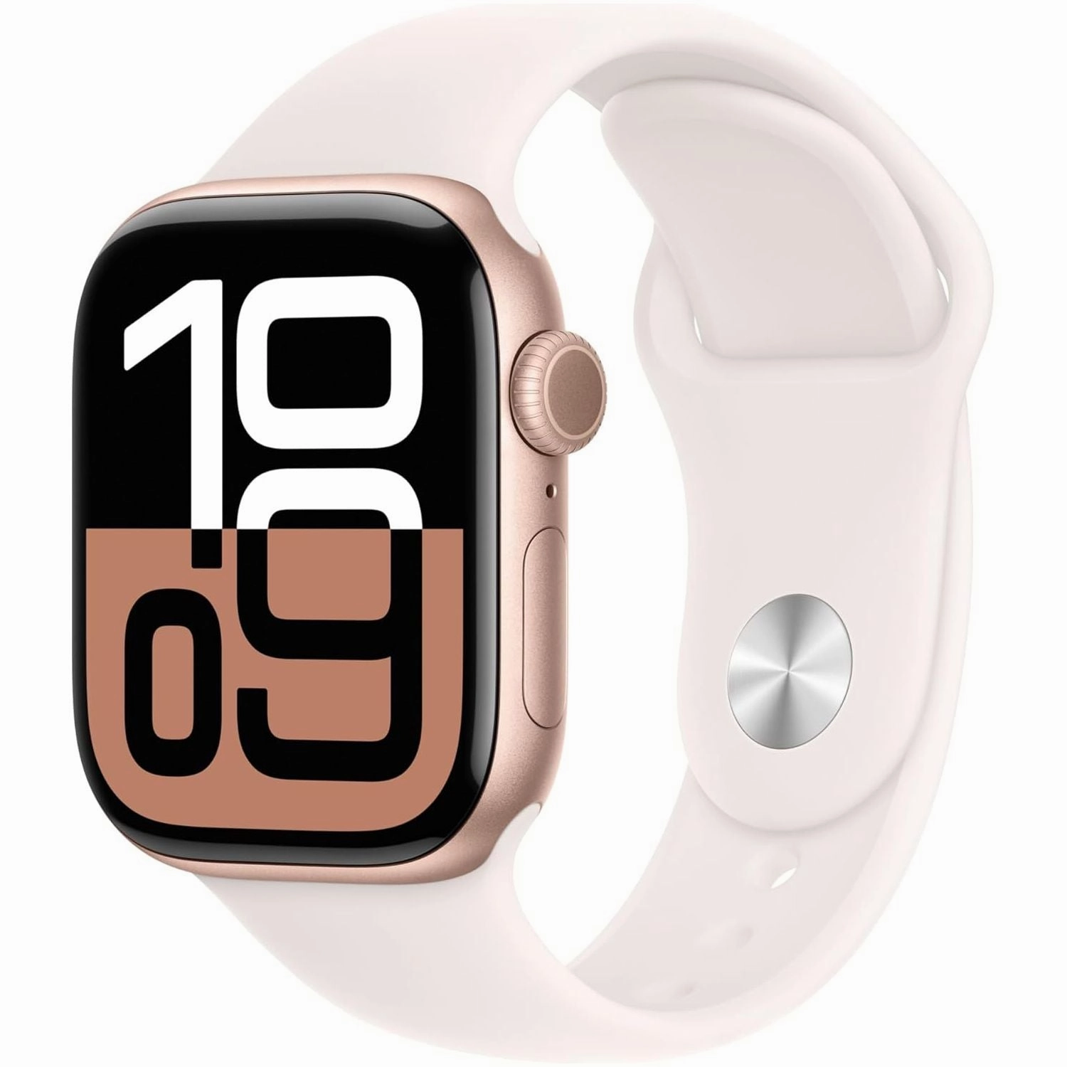 Apple Watch Series 10 GPS 42 mm Smartwatch with Rose Gold Aluminium Case with Light Blush Sport Band nintendo switch oled, nintendo switch deals, joy-con accessories