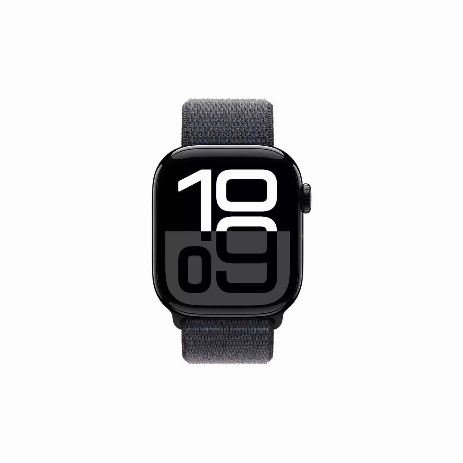 Apple Watch Series 10 GPS 42mm  Jet Black Aluminium, Ink Sport Loop, Fitness Tracker, ECG, Always-On Display