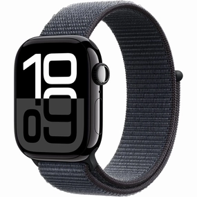 Apple Watch Series 10 GPS 42mm Smartwatch - Jet Black Aluminium Case, Ink Sport Loop, Fitness Tracker, Always-On Retina Display, Carbon Neutral nintendo switch oled, nintendo switch deals, joy-con accessories