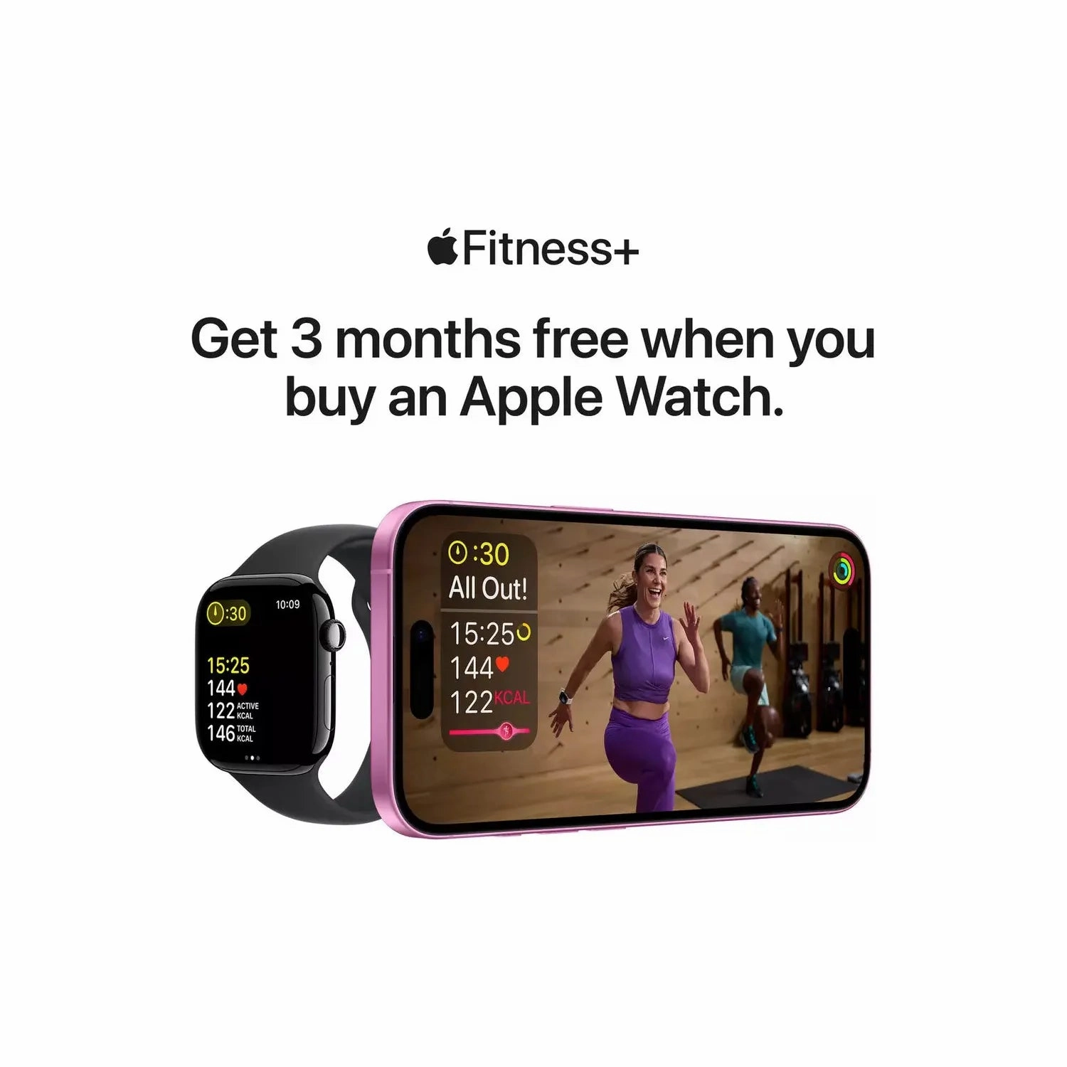 Apple Watch Series 10  GPS, 42mm Smartwatch, Rose Gold Aluminium Case, Plum Sport Loop, Always-On Retina Display, Carbon Neutral