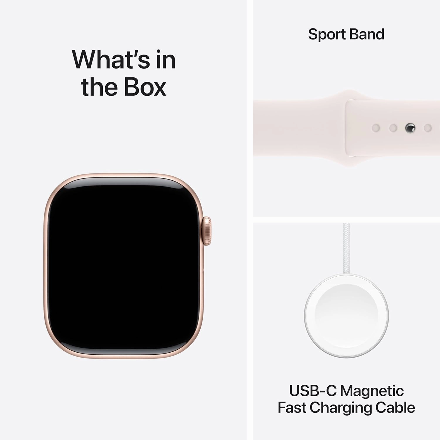 Apple Watch Series 10 (GPS   Cellular) 42mm - Rose Gold Blush S/M
