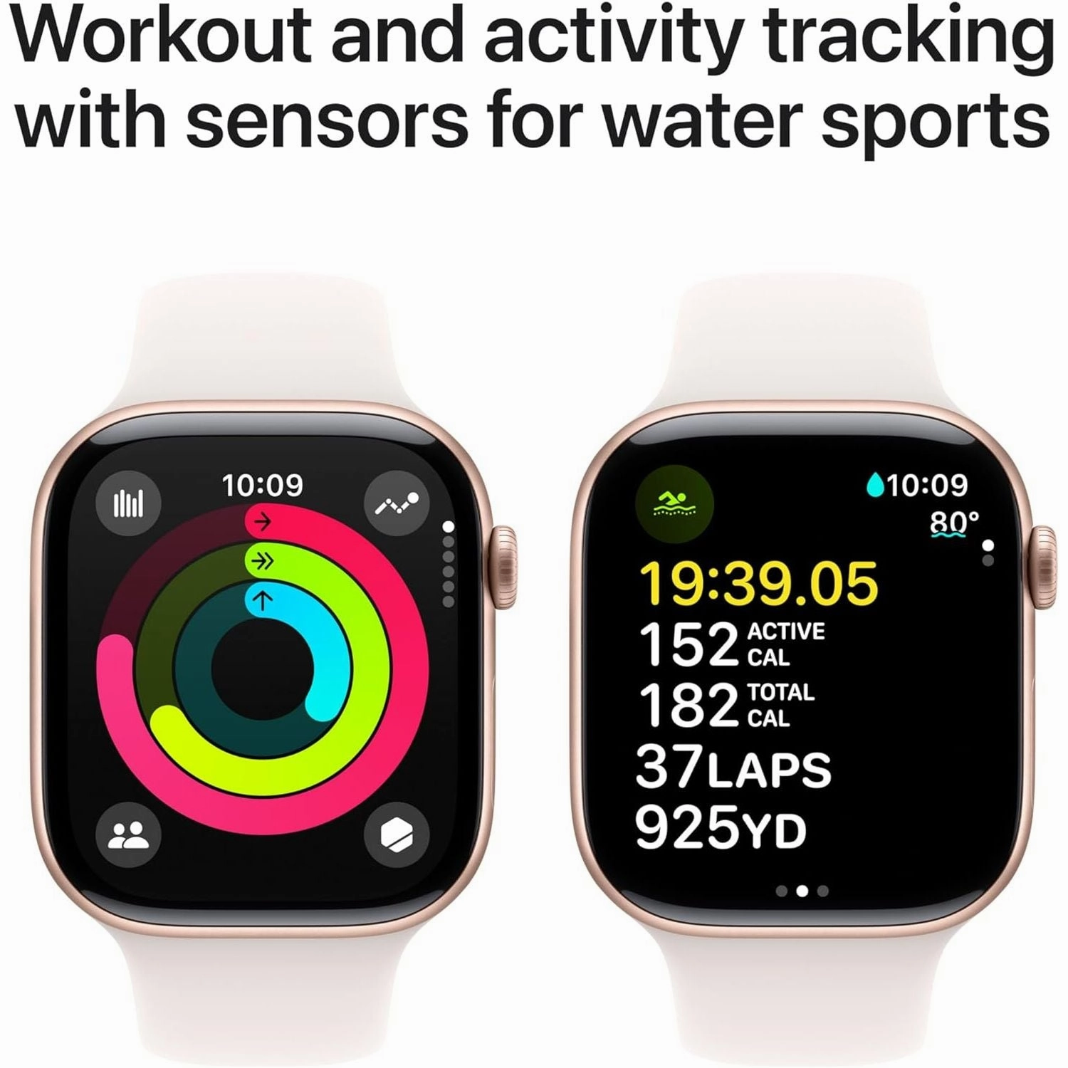 Apple Watch Series 10 (GPS   Cellular) 42mm - Rose Gold Blush S/M