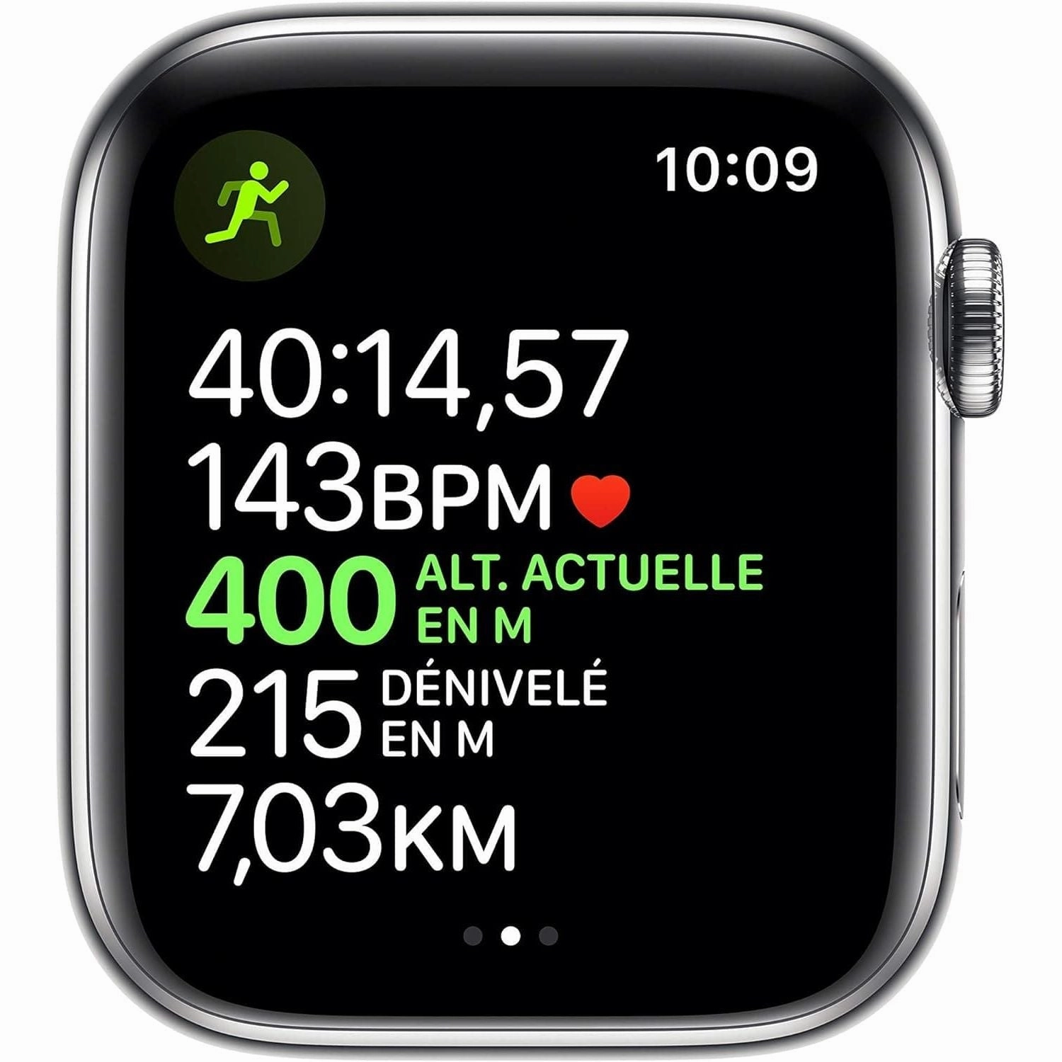 Apple Watch Series 5 -  44mm - (GPS   Cellular) - Silver Stainless Steel Case ( Without Strap)