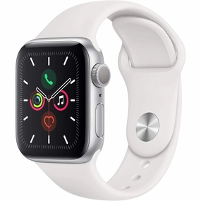Apple Watch Series 5 (GPS, 40mm) Silver Aluminum Case nintendo switch oled, nintendo switch deals, joy-con accessories
