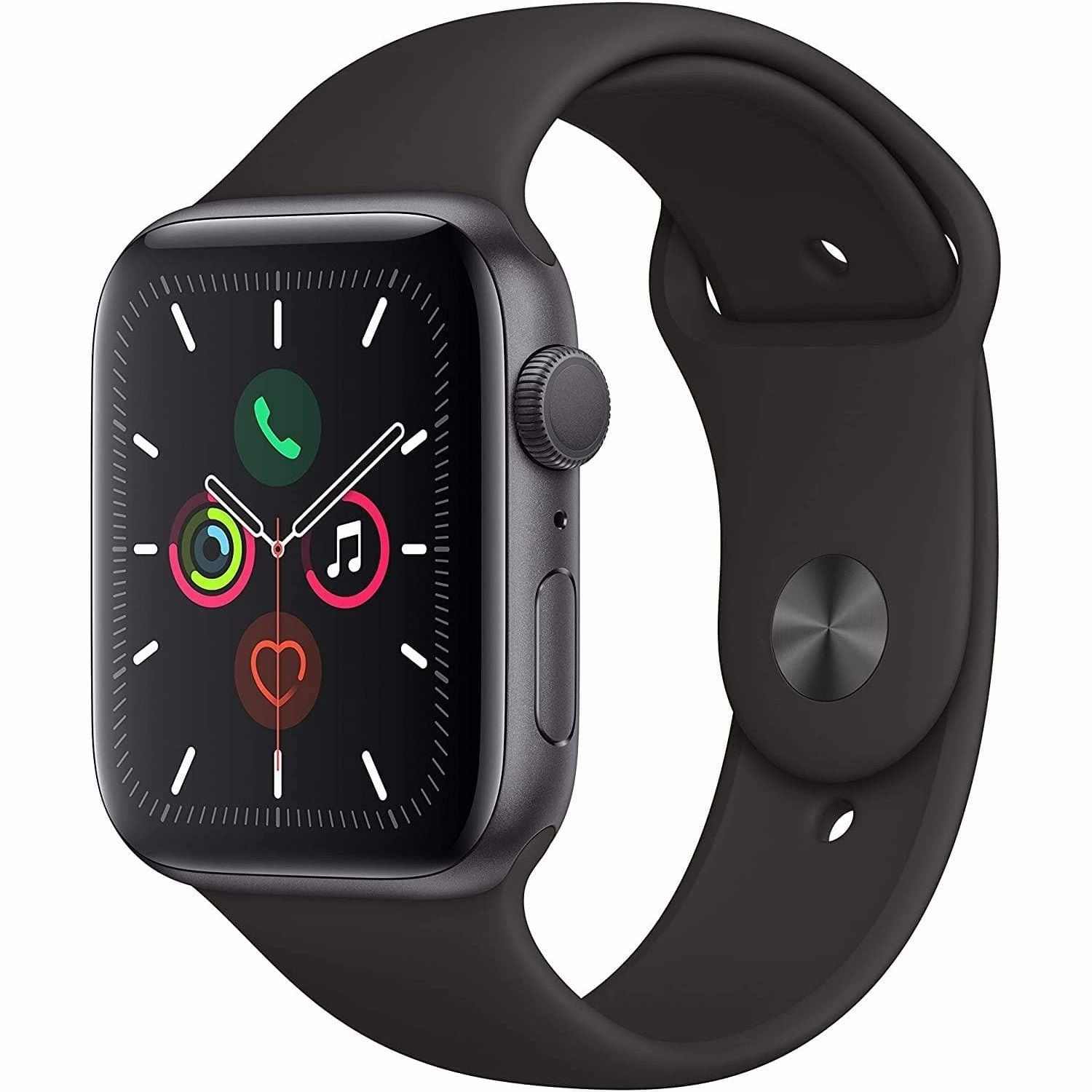 Apple Watch Series 5 (GPS, 44mm) - Space Grey Aluminium Case with Black Sport Band