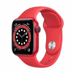 Apple Watch Series 6 (2020) GPS 40 mm - Aluminium Red - Sport band Red nintendo switch oled, nintendo switch deals, joy-con accessories