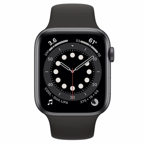 Apple Watch Series 6 44mm Cellular - Space Gray Aluminium with Black Sports Band nintendo switch oled, nintendo switch deals, joy-con accessories