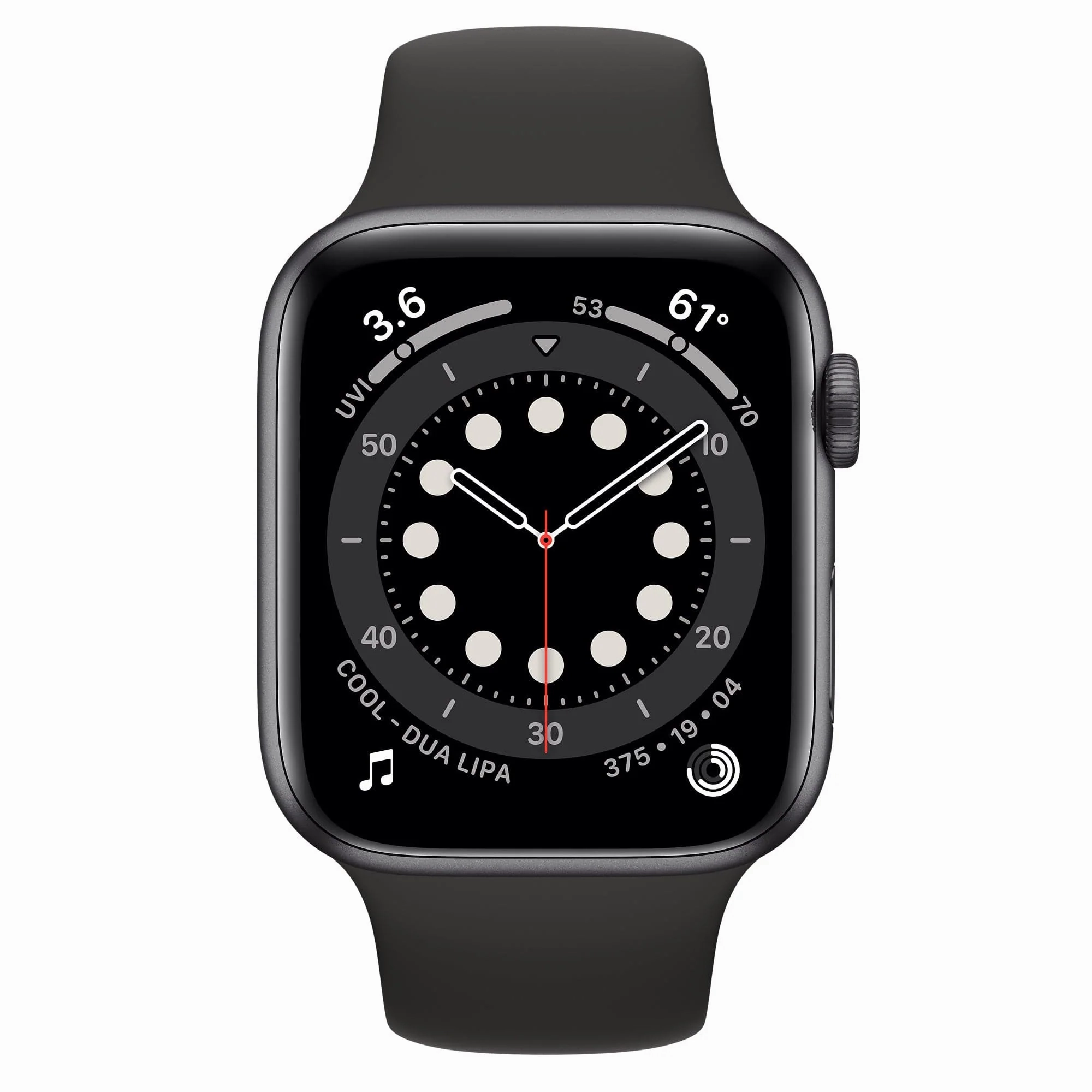 Apple Watch Series 6 44mm Cellular - Space Gray Aluminium with Black Sports Band nintendo switch oled, nintendo switch deals, joy-con accessories