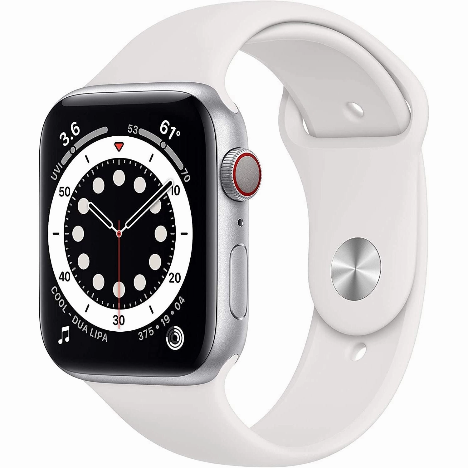 Apple Watch Series 6 44mm (GPS   Cellular) - Silver Aluminium Case