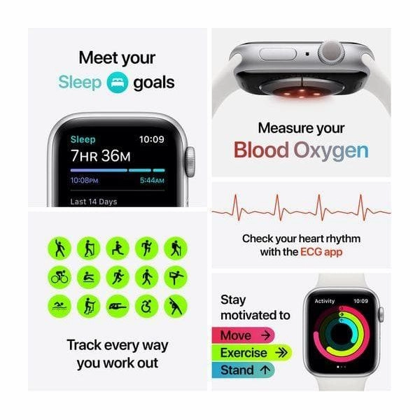 Apple Watch Series 6 - Space Grey Aluminum with Black Nike Sports Band, 44 mm