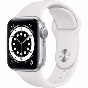 Apple Watch Series 6 (Cellular) - 40mm Silver Aluminium Case nintendo switch oled, nintendo switch deals, joy-con accessories