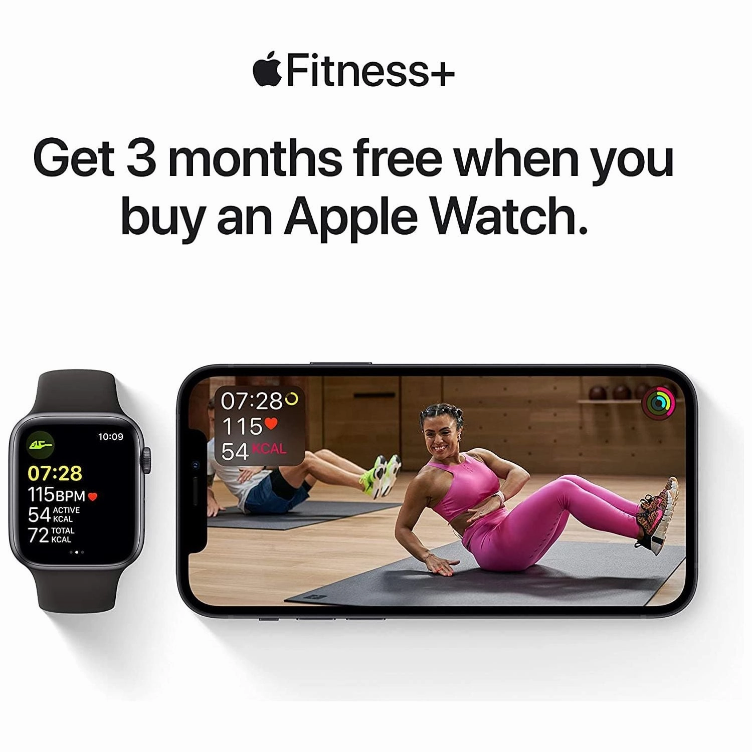 Apple Watch Series 6 Cellular - Space Grey Aluminium with Black Sports Band, 44 mm