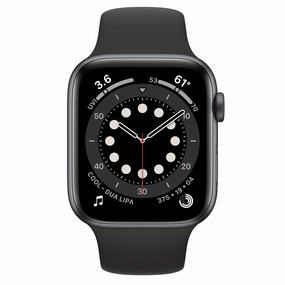 Apple Watch Series 6 Cellular - Space Grey Aluminium with Black Sports Band, 44 mm xbox console, buy xbox series x, xbox accessories online