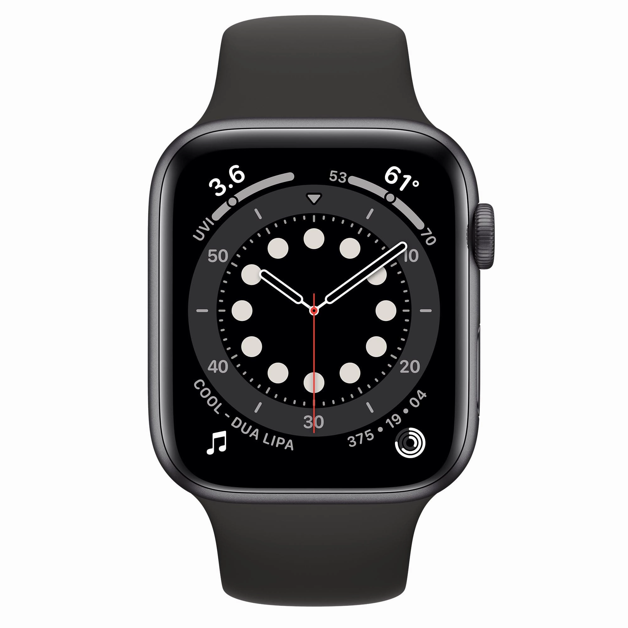 Apple Watch Series 6 Cellular - Space Grey Aluminium with Black Sports Band, 44 mm xbox console, buy xbox series x, xbox accessories online