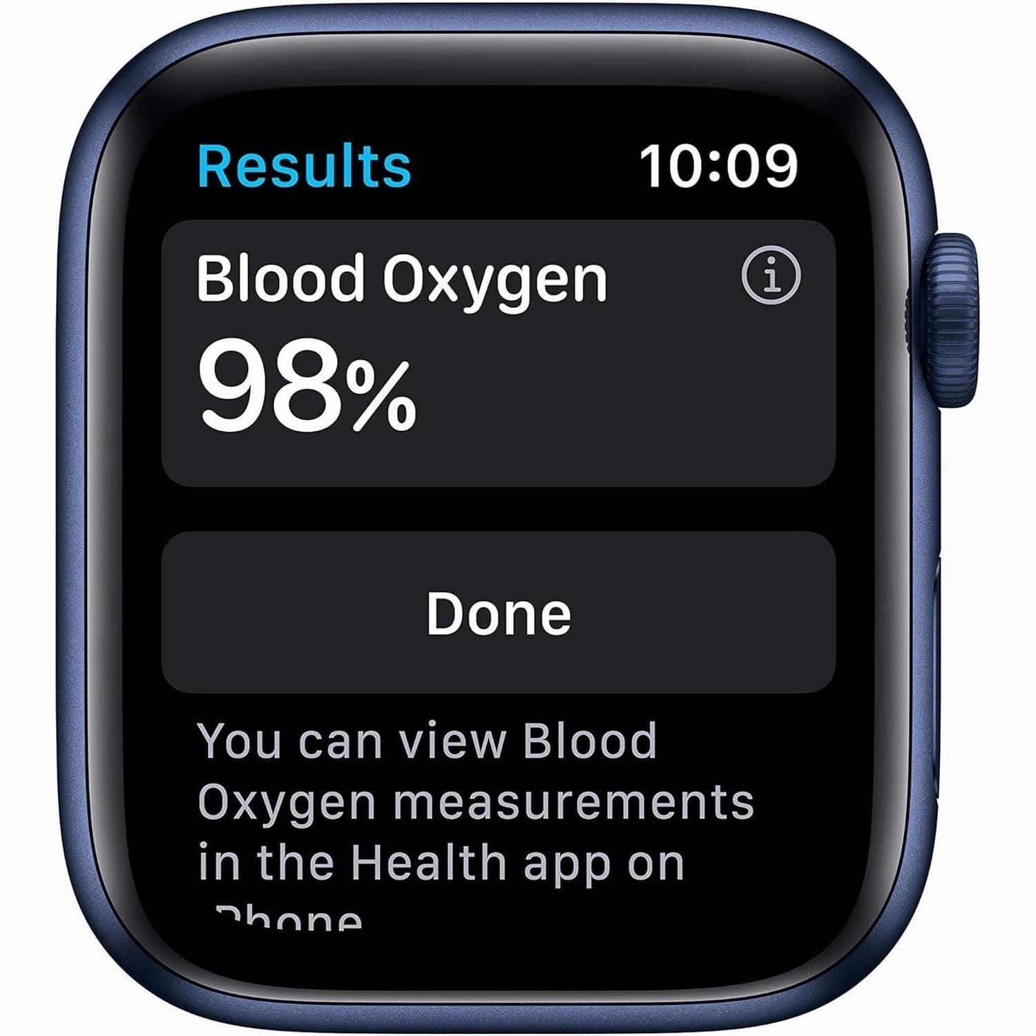 Apple Watch Series 6 (GPS   Cellular) 44mm Blue Aluminium Case - Deep Navy Sport Band